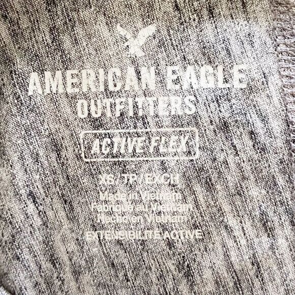 American Eagle Men’s Gray Raglan Active Flex Tee Shirt | Size XS - Picture 5 of 5